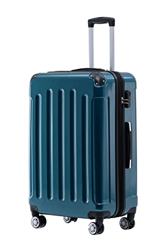 BEIBYE Zwillingsrollen 2048 Hartschale Trolley Koffer Reisekoffer Taschen Gepäck in M-L-XL-Set (Pale Green, L) von BEIBYE