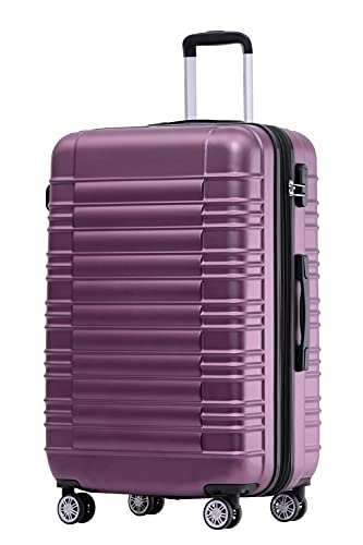 Reisekoffer 2088 Hartschalekoffer Gepäck Koffer Trolley Bordcase Handgepäck M in 14 Farben (Lila) von BEIBYE