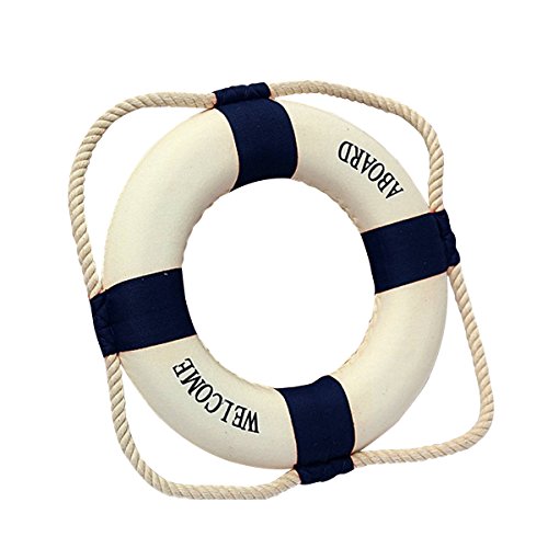 BEIEM an Bord Schaum Wasser Leben Rettungsring Ring Boot Wandbehang Hauptdekoration 50cm BEIEM an Bord Schaum Wasser Leben Rettungsring Ring Boot Wandbehang Hauptdekoration 50cm von BEIEM