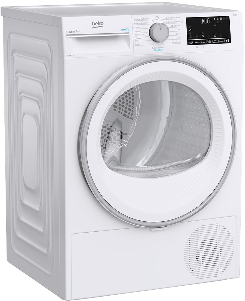 BEKO Wärmepumpentrockner B3T32491, 9 kg, Knitterschutz, Hygienic Refresh, ProSmart Inverter Motor BEKO Wärmepumpentrockner B3T32491, 9 kg, Knitterschutz, Hygienic Refresh, ProSmart Inverter Motor von BEKO