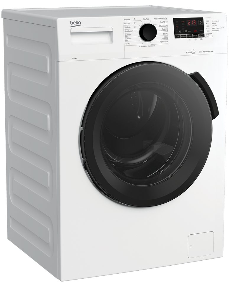 BEKO Waschmaschine WMC71464ST1, 7 kg, 1400 U/min, Multifunktionsdisplay, Mengenautomatik, Zusatzfunktionen, AddXtra BEKO Waschmaschine WMC71464ST1, 7 kg, 1400 U/min, Multifunktionsdisplay, Mengenautomatik, Zusatzfunktionen, AddXtra von BEKO