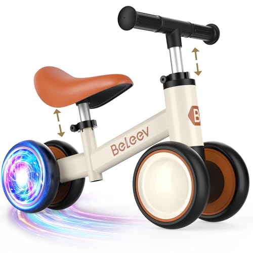 BELEEV B3 Kinder Laufrad ab 1 Jahr mit Verstellbarem Sitz & Lenker, LED-leuchtende Räder Lauflernrad für 10-36 Monate Baby, Balance Bike ohne Pedal für Jungen Mädchen, Geschenke für 1 Jahre Kleinkind BELEEV B3 Kinder Laufrad ab 1 Jahr mit Verstellbarem Sitz & Lenker, LED-leuchtende Räder Lauflernrad für 10-36 Monate Baby, Balance Bike ohne Pedal für Jungen Mädchen, Geschenke für 1 Jahre Kleinkind von BELEEV