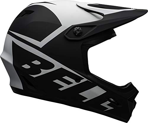 BELL Herren Transfer Fahrradhelm MTB, Matte Black/White, L | 57-59cm von BELL