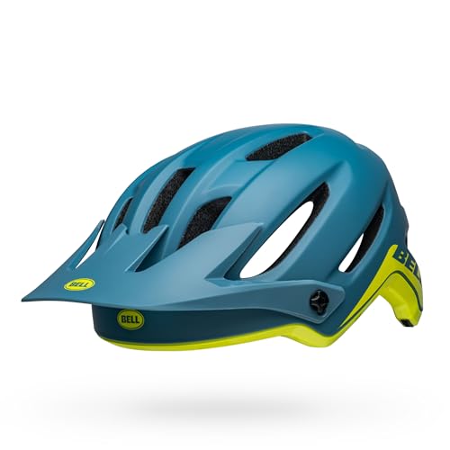 BELL Unisex-Erwachsene 4forty MTB-Helm, Matt/Glanzblau/Hi-Viz, S von BELL