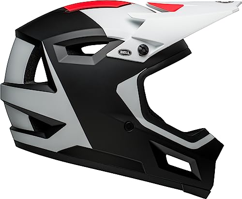 BELL Unisex – Erwachsene Sanction 2 DLX MIPS Fullface Helm, deft Matte black/white, XS von BELL