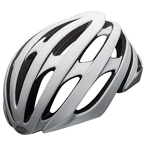 BELL Unisex – Erwachsene Stratus MIPS Fahrradhelm Road, Matte/Gloss White/Silver, S | 52-56cm von BELL