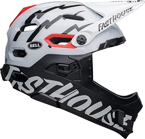 BELL Unisex – Erwachsene Super DH Spherical Fahrrad Helm, White, M von BELL