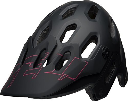 Bell Super 3 Helm, Matt/Gloss Black/Cherry, S von BELL