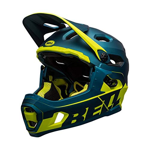Bell Unisex – Erwachsene Super DH Mips Fahrradhelm MTB, matte/gloss blue/hi-viz, S | 52-56cm Bell Unisex – Erwachsene Super DH Mips Fahrradhelm MTB, matte/gloss blue/hi-viz, S | 52-56cm von BELL