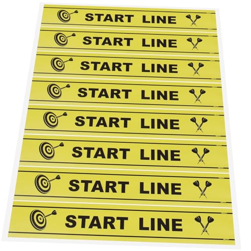BELLIFFY 1 Blatt -wurflinie Dartscheiben-spitzenlinie -startlinie Dartwurf-grundlinie Bodenaufkleber Mit Dartlinie Bodenmarkierung Zubehör Für Dartspiele -Spiel Spielzubehör PVC BELLIFFY 1 Blatt -wurflinie Dartscheiben-spitzenlinie -startlinie Dartwurf-grundlinie Bodenaufkleber Mit Dartlinie Bodenmarkierung Zubehör Für Dartspiele -Spiel Spielzubehör PVC von BELLIFFY
