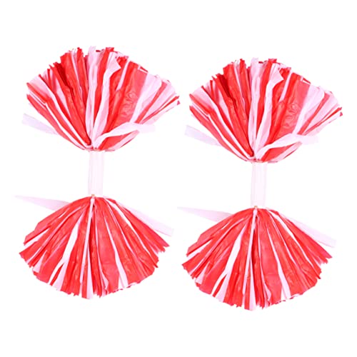 BELLIFFY 1 Paar Cheerleader-ballblume Basketball-Cheerleader-Pompons Schulsportspiele Pom Poms Kostüm Tanz Pom Poms Abschlussball Requisiten Cheerleading-Pompons Partykostüm Bommeln von BELLIFFY