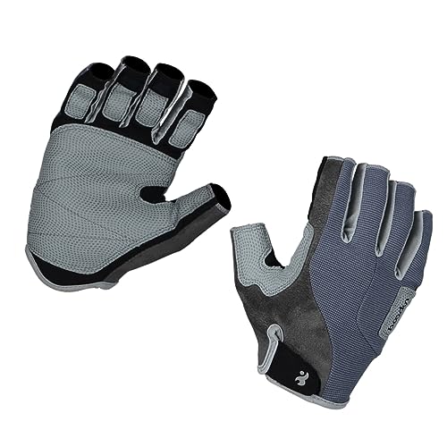 BELLIFFY 1 Paar Handschuh Für Draußen Kletterhandschuhe Halber Fingerhandschuh Fitness Handschuhe Handschuh Zum Wandern Halbe Fingerfäustlinge Grey von BELLIFFY