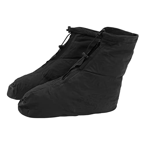 BELLIFFY 1 Paar Schuhschutz wiederverwendbarer Schuh Wiederverwendbare Überschuhe Rad überschuhe Waterproof Shoe Covers Regenschuhe bequemer Schuhüberzug All-Match-Überschuhe PVC Black von BELLIFFY