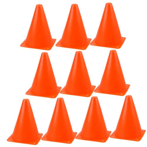 BELLIFFY Sportmarkierungskegel 10 Stück Fußballkegel leuchtende Farben für Sichtbarkeit kompakt für einfache Lagerung vielseitig für Rollschuhlaufen Fußballtraining BELLIFFY Sportmarkierungskegel 10 Stück Fußballkegel leuchtende Farben für Sichtbarkeit kompakt für einfache Lagerung vielseitig für Rollschuhlaufen Fußballtraining von BELLIFFY