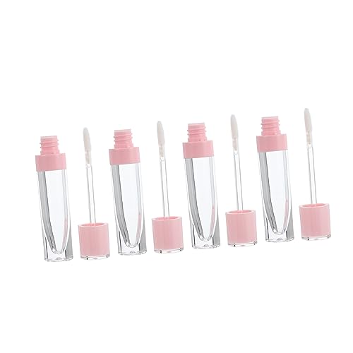 BELLIFFY 10st Leere Tube Lipgloss Nachfüllbare Lipgloss-Flasche Balsambehälter Mini-wasserflasche Bulk-lippenbalsam Reise Wasserflasche Flaschen Für Lippenbalsam Rosa Plastik von BELLIFFY