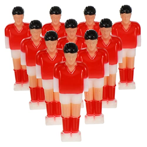 BELLIFFY 11 STK Fußballmaschinenspieler Fußballfiguren Marionetten von Fußballspielern Tischfußball Zubehör Tischfußball Ersatzteile Statuen von Fußballspielern Tischfußballspieler Plastik von BELLIFFY