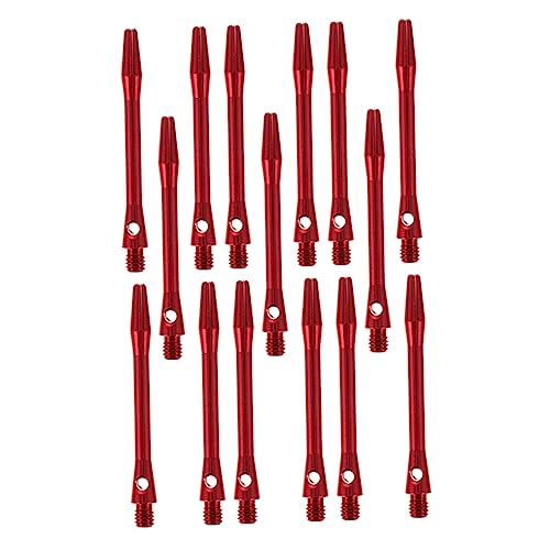 BELLIFFY 15st Dartschaft Dartspielzubehör Stabile Dartstiele Dartzubehör Mit Weicher Spitze Dartspielstange Dartflugschäfte Professionelle Dartruten Dartbrettspiele Rot Aluminiumlegierung von BELLIFFY