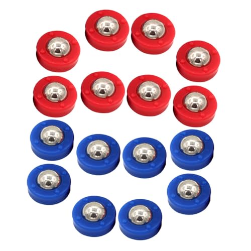 BELLIFFY 16St Kinder-Shuffleboard rollende Perlen Shuffleboard-Pucks-Walze Shuffleboard-Tischpucks tischspiele für Kinder kinderspiele Shuffleboard-Bowling-Kugel gleitende Perlen Stahl von BELLIFFY