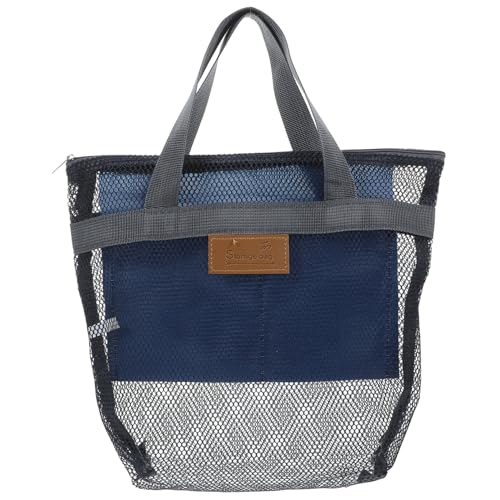 BELLIFFY 2 STK Strandtasche Mit Tragegriff Strandtasche Für Damen Strandtasche Schwimmen Große Strandtasche Mesh-Strandtasche Strandtasche Für Die Dame Strandtasche Aus Mesh Für Damen Netz von BELLIFFY