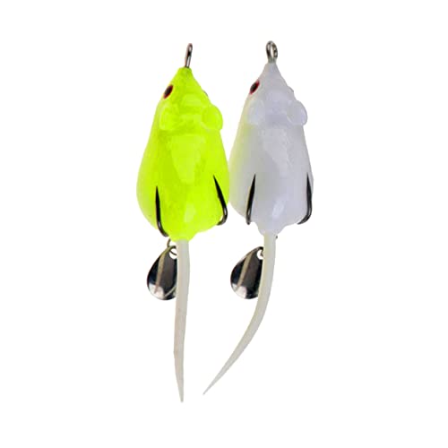 BELLIFFY 2St Köder Köder Hechtköder Angler ausrüstung Fishing Tackle gummifische Fishing Accessories schwimmender Angelköder sinkende Zander lockt Werkzeug Angelzubehör Plastik Green BELLIFFY 2St Köder Köder Hechtköder Angler ausrüstung Fishing Tackle gummifische Fishing Accessories schwimmender Angelköder sinkende Zander lockt Werkzeug Angelzubehör Plastik Green von BELLIFFY