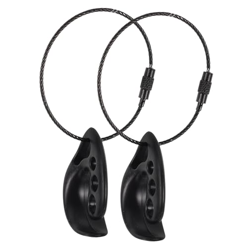 BELLIFFY 2St cd aufbewahrung cd Halter Disc-Klemme Flugscheibenhalter verstellbares Golf-Tee Outdoor-Disc-Halter Disc-Clip für den täglichen Gebrauch praktischer Disc-Halter Metall Black von BELLIFFY