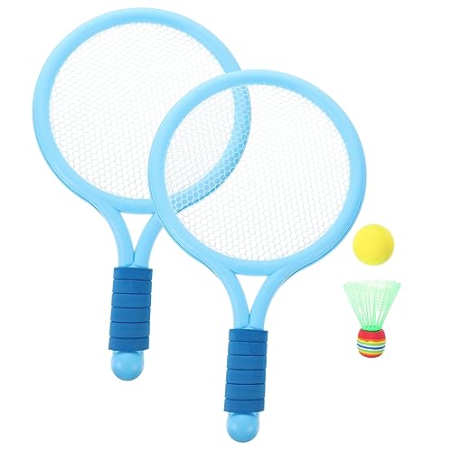 BELLIFFY 2st Schläger Für Kinder Spielzeugball Badmintonschläger Spielzeug Schläger Und Ball Für Kinder Beach-Tennis-schläger Draußen Kinderspielzeug Outdoor-fitnessgeräte Für Kinder von BELLIFFY