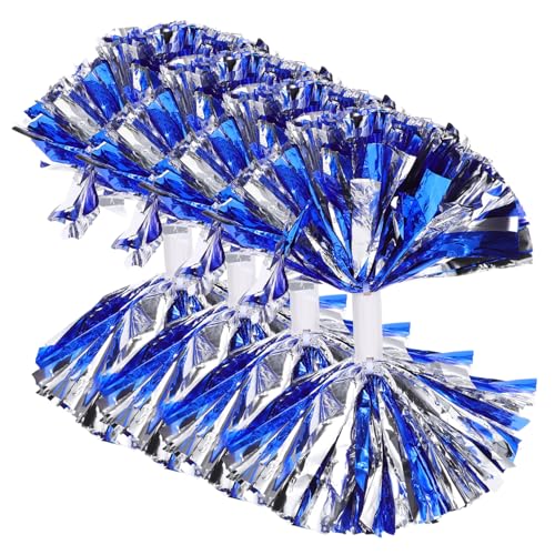 BELLIFFY 4 Stück Cheerleader-Blumenball Sports accesoories Pompons jubeln Fußballspiel Pompons Jubelstütze für Sportveranstaltungen Jubelnde Requisiten Pompons für den Außenbereich von BELLIFFY