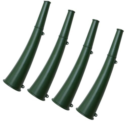 BELLIFFY 4 Stück Überlebenshorn kleines tragbares Signalhorn Sportspiel Spielzeughorn Fußballspiel Horn signalgeber Outdoor Werkzeug Hupen-Notfall Sportveranstaltungen Hupe Metall Green von BELLIFFY