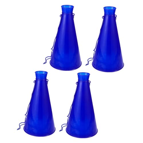 BELLIFFY 4 Stück jubelndes Horn volumni Megaphone Toy Sport zubehör Lautstärke Sport-Jubelhorn Gefälligkeiten für Sportpartys Party-Trompetenspielzeug Spiel jubelnde Spielzeuge Plastik Blue von BELLIFFY