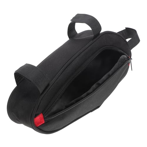 BELLIFFY Fahrrad dreieck Tasche Fahrrad Flaschenhalter Fahrradtaschenrahmen Fahrrad Rahmen Tasche Fahrrad Werkzeug Set Fahrradtaschen für Fahrradrahmen Rahmen Fahrradtasche Polyester Black von BELLIFFY