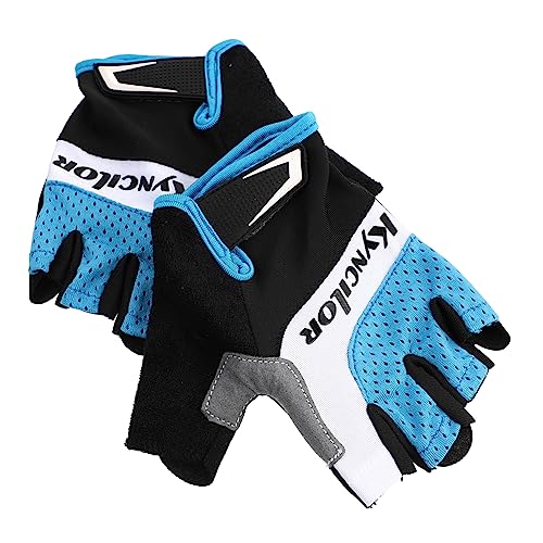 BELLIFFY Halbfinger-Handschuhe Darthalter Sonnenhandschuhe Turnhandschuhe Rennhandschuhe Halbe Bikerhandschuhe Fingerhandschuhe SPF-Handschuhe Fitness-halbhandschuhe Draussen Mikrofaser von BELLIFFY