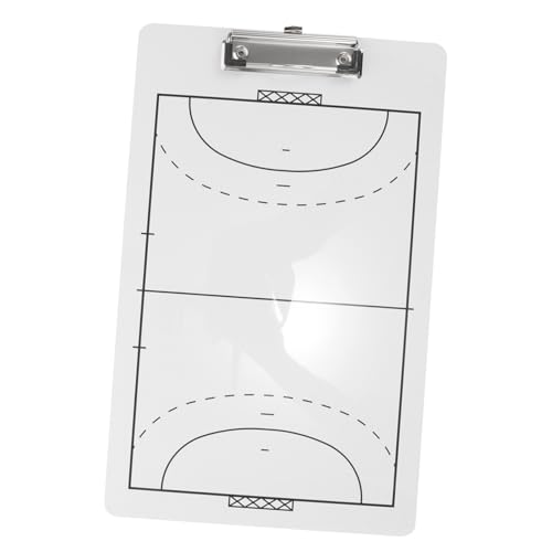 BELLIFFY Handball-Taktiktafel Basketball-Klemmbrett für Trainer Klemmbretter Planke Fußball taktikboard Handball Coaching Tools Basketball Ball Sportzubehör Brett für Handball PVC von BELLIFFY