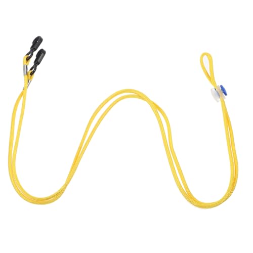 BELLIFFY Handschuhband Handschuhhalter Fäustlinge Mit Lanyard Für Kinder Fäustlingsriemen Elastische Bänder Mit Clips Fäustlinge Mit Lanyard Für Kleinkinder Elastischer Hutclip Yellow Nylon von BELLIFFY