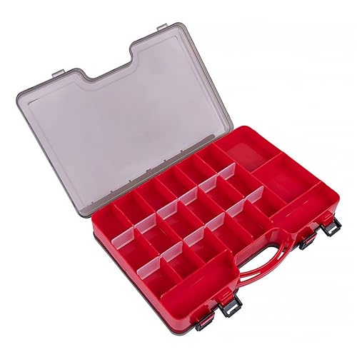 BELLIFFY Kasten Aufbewahrungskiste Tennis-Griffband Bassköder Medaillenhalter und Regal Fall für Angelhaken doppelt köderbox köder Box Fall für Angelgeräte Fall für Fischköder Plastik rot BELLIFFY Kasten Aufbewahrungskiste Tennis-Griffband Bassköder Medaillenhalter und Regal Fall für Angelhaken doppelt köderbox köder Box Fall für Angelgeräte Fall für Fischköder Plastik rot von BELLIFFY