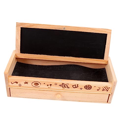 BELLIFFY Kasten Feder Mäppchen Aus Holz Markierungshalter Mattiertes Federmäppchen Stift-Organizer Federmäppchen Mit Großem Fassungsvermögen Marker-etui Bürste BELLIFFY Kasten Feder Mäppchen Aus Holz Markierungshalter Mattiertes Federmäppchen Stift-Organizer Federmäppchen Mit Großem Fassungsvermögen Marker-etui Bürste von BELLIFFY