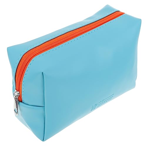 BELLIFFY Kosmetiktasche Behälter Für Reise-toilettenartikel Reise-Make-up-Taschen Reißverschluss-geldbörse Damen Schminktasche Damen Geldbörse Damenhandtaschen Schmuckbeutel Blue Polyester von BELLIFFY