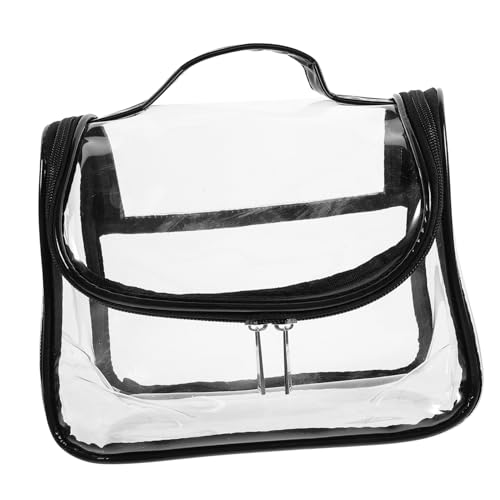 BELLIFFY Eleganter Reise-Kulturbeutel aus PVC tragbarer Make-up-Organizer Kosmetiktasche für Frauen Hand-Make-up-Tasche wasserdichte Aufbewahrungstasche Reise-Beauty-Case BELLIFFY Eleganter Reise-Kulturbeutel aus PVC tragbarer Make-up-Organizer Kosmetiktasche für Frauen Hand-Make-up-Tasche wasserdichte Aufbewahrungstasche Reise-Beauty-Case von BELLIFFY