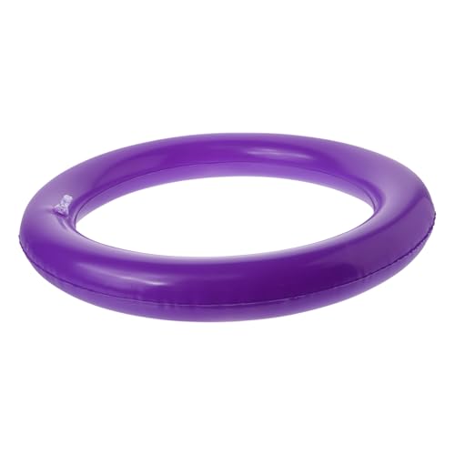 BELLIFFY Yoga-Ballbasis Yoga-Ballständer Yoga-Sitz aufblasbare Ballbasis Yoga-Ballsitz Yoga-Ball-Basis Stabiler Yoga Ball Halter Yoga-Ball-Fixierkreis Yoga-Ball-Sicherheitsring PVC Violett von BELLIFFY