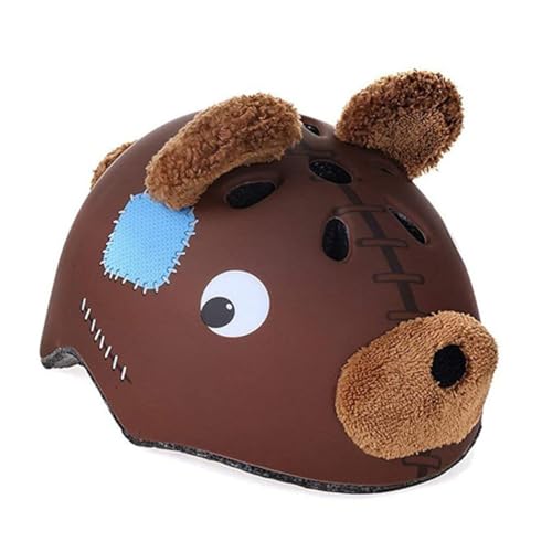 Helm zum Reiten Helmet kinderfahrradhelm Safety Helmet Bike Helmet Kinder-Mountainbikehelm Kinderhelm Fahrradhelm für Kinder Skateboard-Helme Skateboard-Schutzhelm Brown BELLIFFY von BELLIFFY