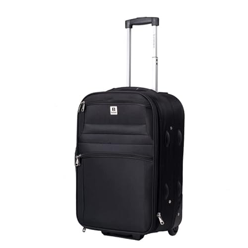 BEMON Weicher Koffer aus Segeltuch, 65 cm, 2 Räder, Schwarz, Schwarz , 39X63X23, Koffer BEMON Weicher Koffer aus Segeltuch, 65 cm, 2 Räder, Schwarz, Schwarz , 39X63X23, Koffer von BEMON