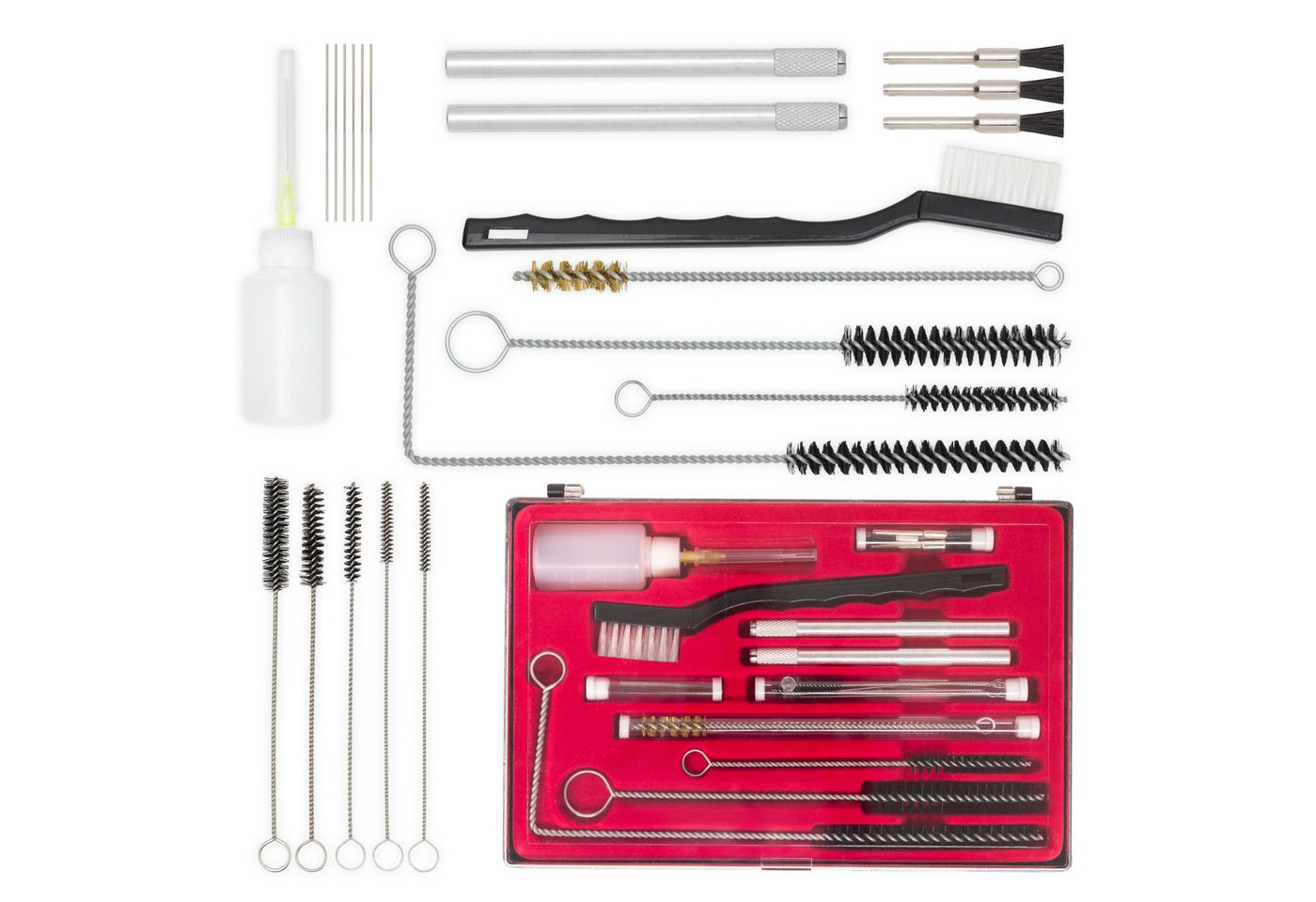 BENBOW Waffenschrank BENBOW 22 in 1 Reinigungsset für Luftgewehre, Waffenläufe, Werkzeug BENBOW Waffenschrank BENBOW 22 in 1 Reinigungsset für Luftgewehre, Waffenläufe, Werkzeug von BENBOW