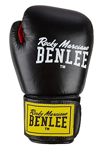 BENLEE Boxhandschuhe aus Leder Fighter Black/Red 10 oz von BENLEE Rocky Marciano