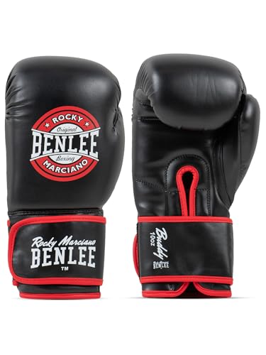 BENLEE Boxhandschuhe aus Kunstleder Buddy Black/Red/White 14 oz von BENLEE Rocky Marciano