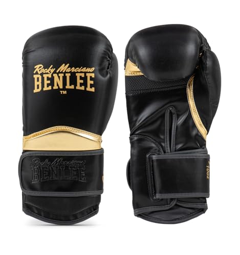 BENLEE Boxhandschuhe aus Kunstleder Glance Black/Gold 10 oz BENLEE Boxhandschuhe aus Kunstleder Glance Black/Gold 10 oz von BENLEE Rocky Marciano