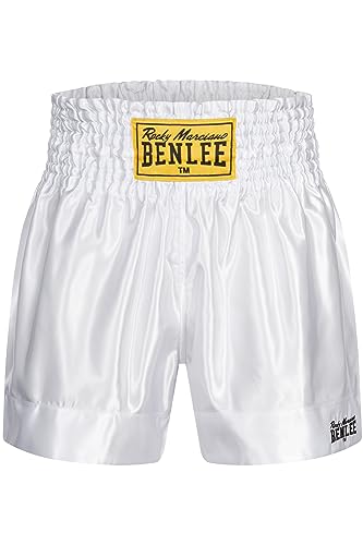 BENLEE Herren Thaibox-Hose Uni Thai White S von BENLEE Rocky Marciano