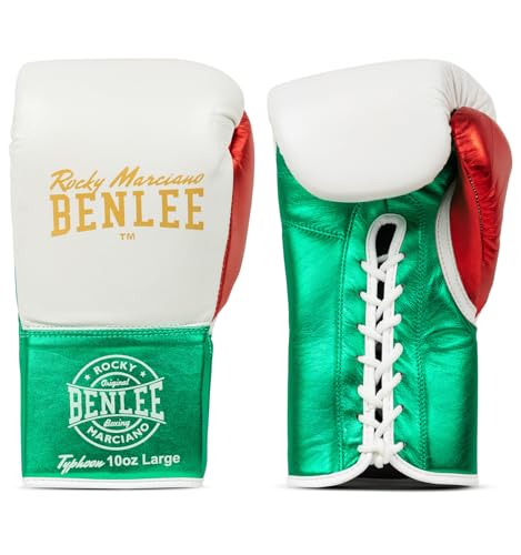 BENLEE Boxhandschuhe aus Leder Typhoon White/Green/Red 10 oz L BENLEE Boxhandschuhe aus Leder Typhoon White/Green/Red 10 oz L von Benlee