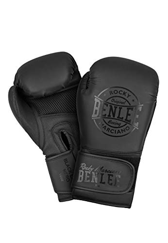 Benlee Boxhandschuhe aus Kunstleder Black Label Nero Black 14 oz von BENLEE Rocky Marciano