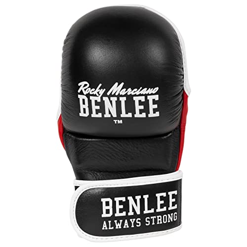 BENLEE MMA-Trainingshandschuhe aus Leder (1 Paar) Striker Black S/M von BENLEE Rocky Marciano