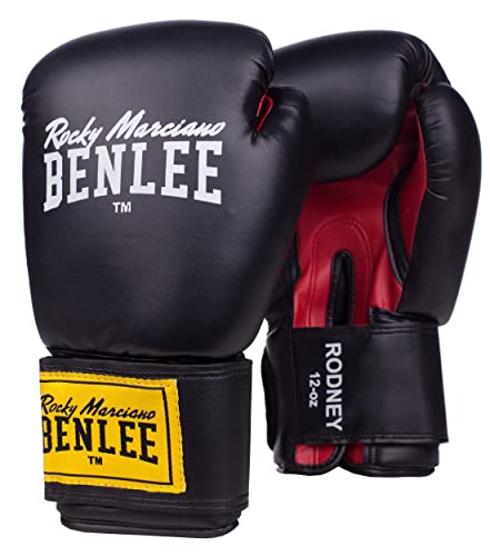 BENLEE Boxhandschuhe aus Artificial Leather Rodney Black/Red 10 oz von BENLEE Rocky Marciano