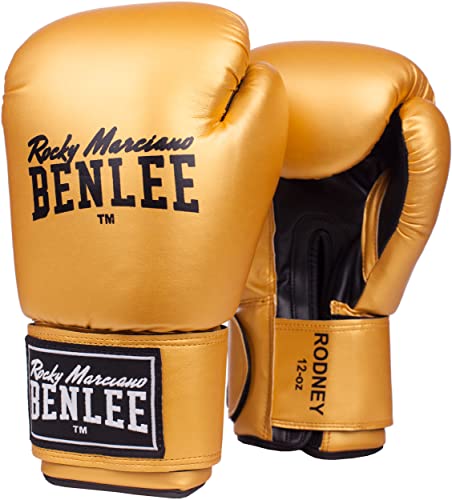 BENLEE Boxhandschuhe aus Artificial Leather Rodney Gold/Black 10 oz von BENLEE Rocky Marciano